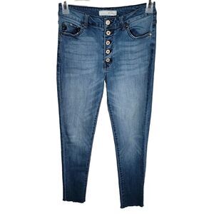 Kancan Candice High Rise Super Skinny Jeans Curvy Dark Wash Women's Size 28
